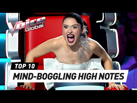 Jaw-dropping HIGH NOTES on The Voice