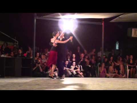  Walter Cardozo  and  Margarita Klurfan  are  dancing  at  Catania Tango Festival  in  2010