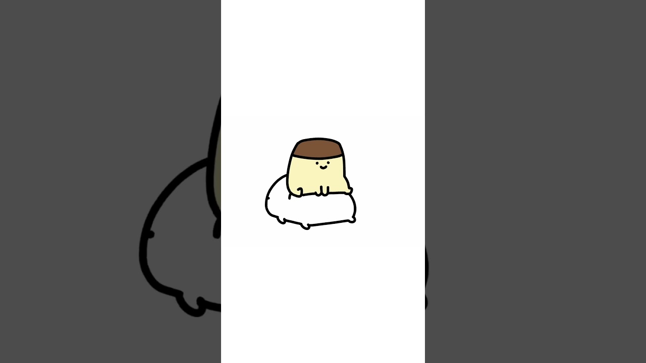 お文具のおしりをペチペチする #お文具さん  #animation