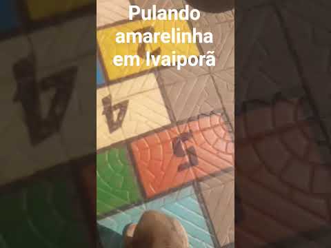 pulando amarelinha em Ivaiporã Paraná😄😁😆🤣😂