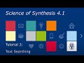 Tutorial - Text Searching in Science of Synthesis