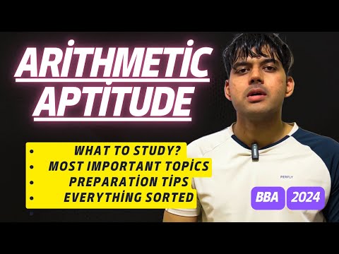 Arithmetic Aptitude For BBA 5th Sem Formulas And Basic Concepts Explanation of All Units