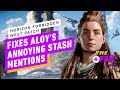 Horizon Forbidden West Patch Stashes Aloy's Annoying Stash Mentions - IGN Daily Fix