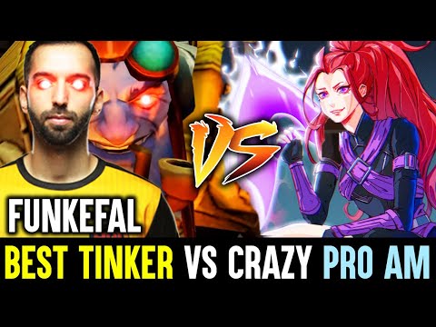 Funkefal Best And Fastest Tinker vs Pro Antimage - Crazy Game Non-Stop Clash Close Game Dota 2