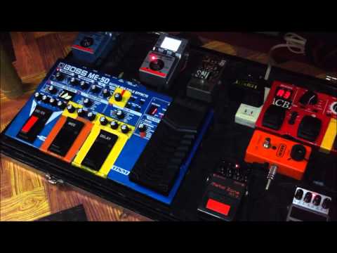 Nineworkz plays the intro guitar FX pedals part of EVEN's LUNA
