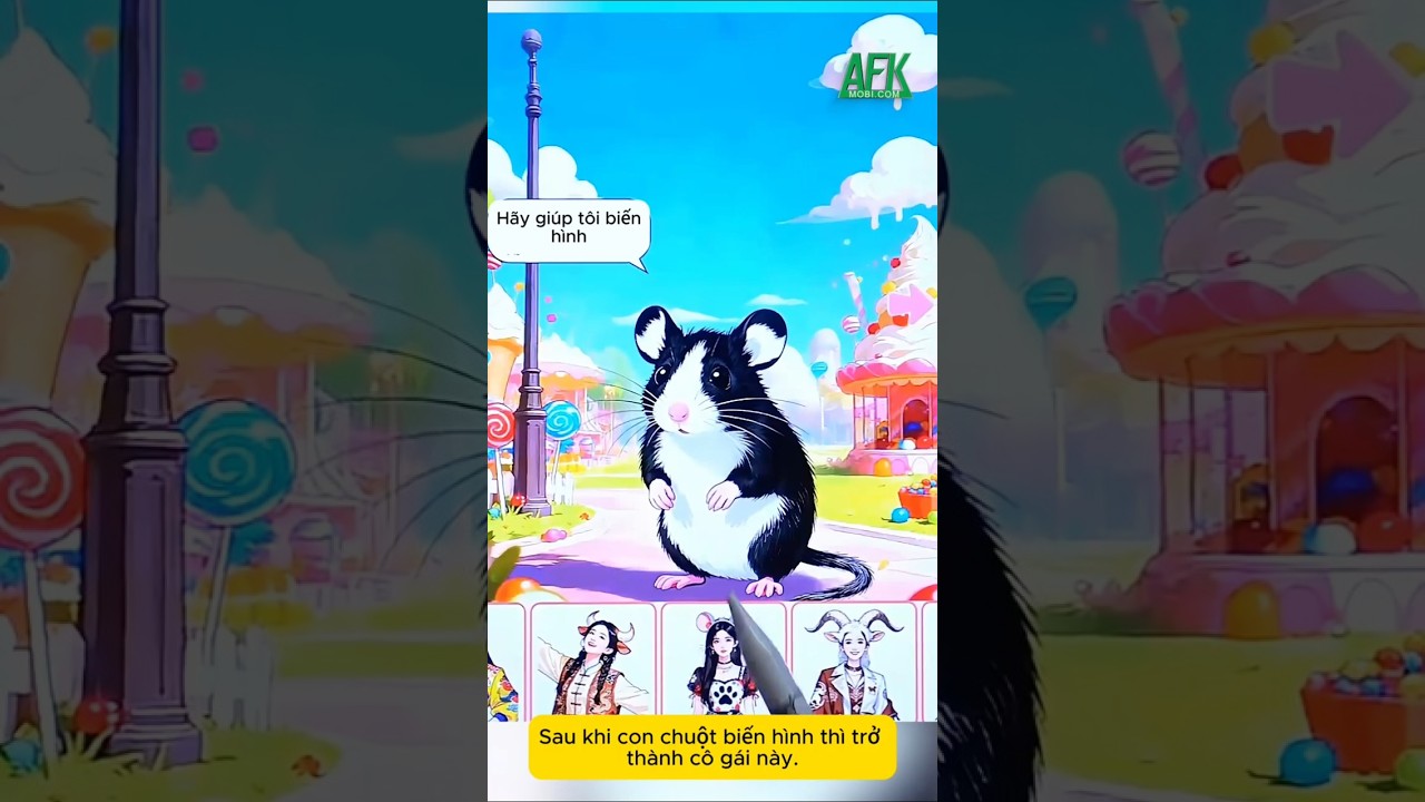 Giúp động vật biến hình thành người