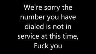 Falling in Reverse - Pick Up The Phone (Lyrics)