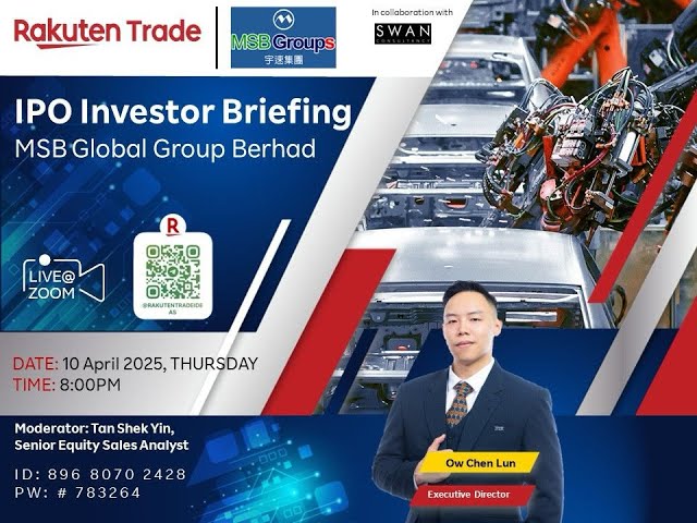 Rakuten Trade Ideas 🎯 Webinar - MSB Global Group Berhad