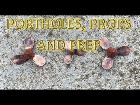 Radio Control Trumpeter 1:200 Titanic Build Part 6 - Portholes, Propellers, and Painting Prep