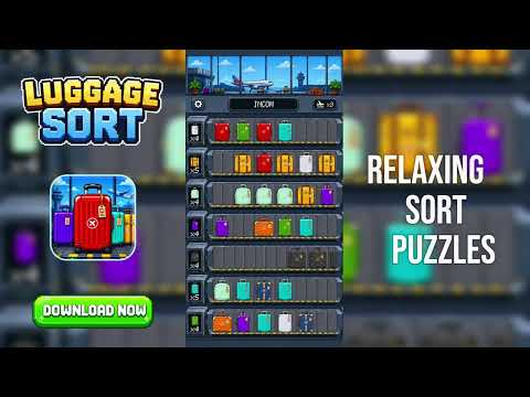 Luggage Sort - Match & Clear video thumbnail