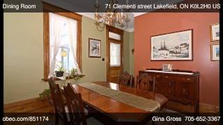 preview picture of video '71 Clementi street Lakefield ON K0L2H0'