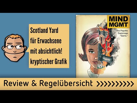 Mind MGMT– Brettspiel – Review und Regelerklärung