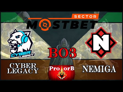 Cyber Legacy vs Nemiga | BO3 | Sector Mostbet Dota 2