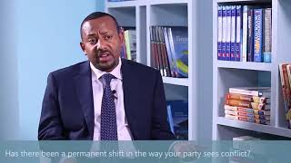 Exclusive Interview with Dr. Abiy Ahmed on the direction of Ethiopian Politics