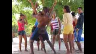 preview picture of video 'dancing Cuban style on beach :) Guardalavaca'