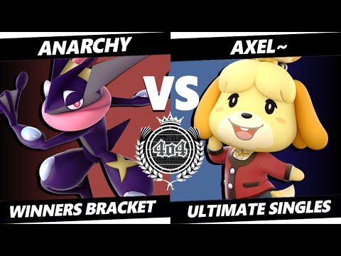 4o4 Smash Night 83 - Anarchy (Greninja) vs Axel~ (Isabelle) - Winners Round 4