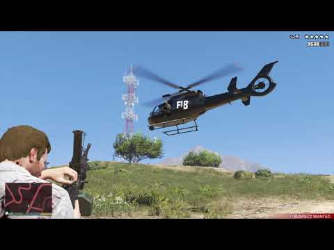 GTA 5 - TM-02 Khanjali Tank Rampage + Six Star Escape