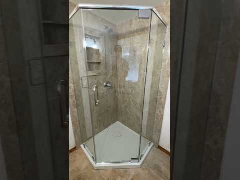 Composite Corner Neo Shower Installation