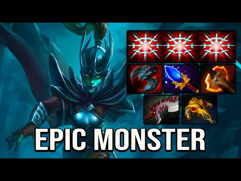 EPIC MONSTER [ Phantom Assassin ] INTENSE LATE GAME TEAM FIGHT  - DOTA 2 GAMEPLAY