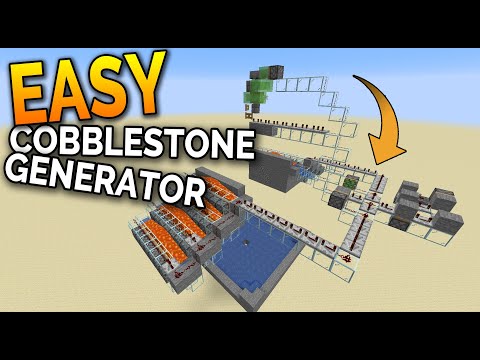 How to Make a CobbleStone Generator in Minecraft 1.15 & 1.16 | Efficient AFK Farm