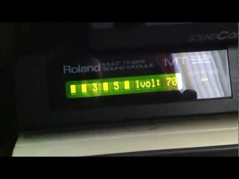 FIREHAWK (Thexder II) - Music from PC version played on a real Roland MT32