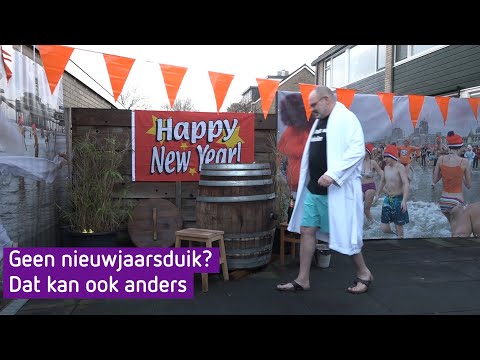 Mensen bedenken zelf alternatieven voor de nieuwjaarsduik.