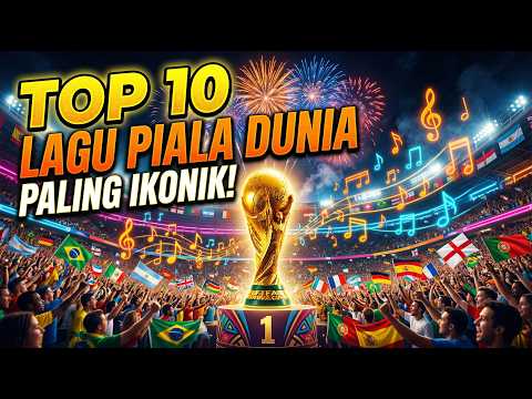Top 10 Official FIFA World Cup Songs | Shakira, Ricky Martin, K'naan, Jungkook, Pitbull ft. J.Lopez