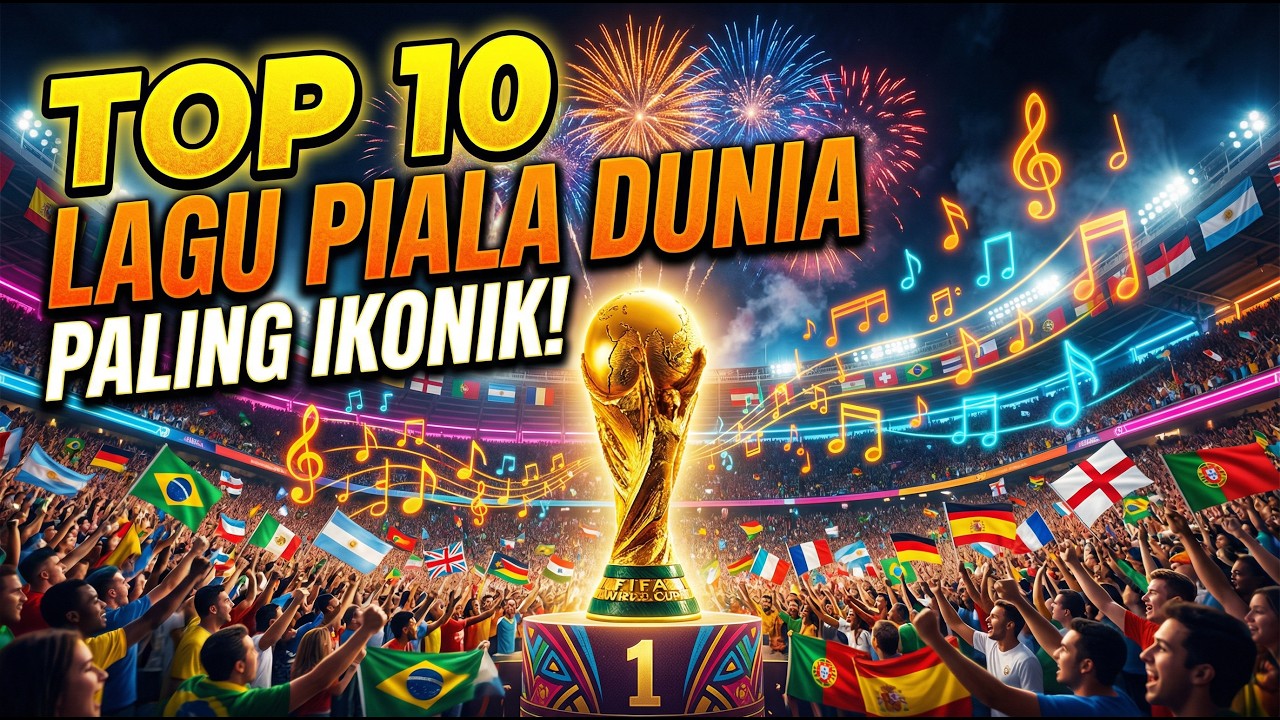 Top 10 Official FIFA World Cup Songs | Shakira, Ricky Martin, K'naan, Jungkook, Pitbull ft. J.Lopez