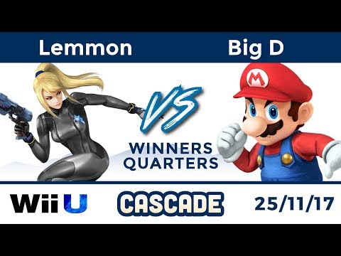 Cascade Singles: WR2 - Lemmon (Zero Suit Samus) vs CACAW|Big D (Mario)