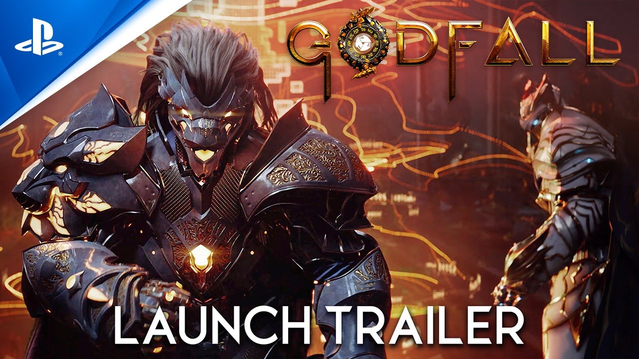 Preparing for a mission in Godfall, out next week on PS5