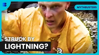 Tongue Piercing Lightning Strike Myth Tested | MythBusters