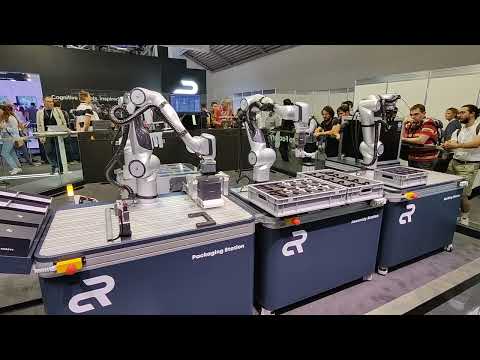Automatica 2023 - Agile Robotics - Diana 7 - Assembling and Packaging Robot Models