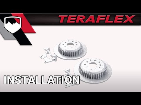 TeraFlex Install: JK Rear Performance Big Rotor Kit