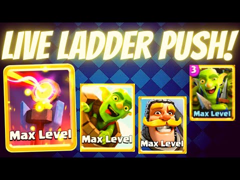 LOG BAIT LADDER PUSH!! - 6,200 Trophies with Classic Log Bait in Clash Royale!