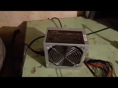Компьютерный блок питания для привода медогонки