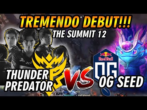 [GAME 1| SUMMIT 12] THUNDER PRETADOR VS OG.SEED - TREMEDO DEBUT!! -  DOTA 2