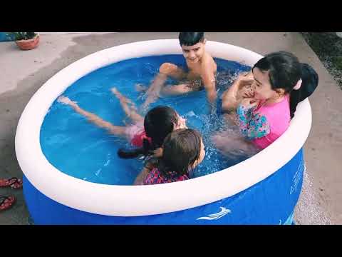 Dia de diversão com os primos na piscina! Se inscreve no canal gente 😉😘