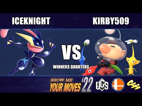 Show Me Your Moves 22  -  Winners Quarters  -  IceKnight(Greninja) Vs. Kirby509(Olimar)