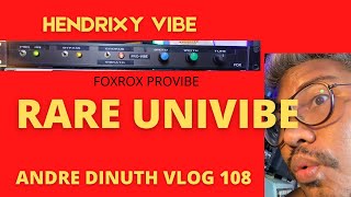Video thumbnail for RARE GUITAR EFFECTS RACK! FOXROX PROVIBE! #ANDREDINUTH VLOG 108 (ENGLISH) by Andre Dinuth.