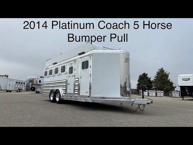 Preview image of 2014 Platinum Coach 5 Horse Bumper Pull youtube video