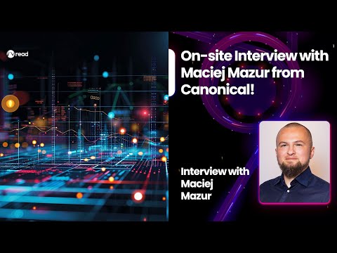 Data Innovation Summit 2024: On-site Interview with Maciej Mazur, Canonical