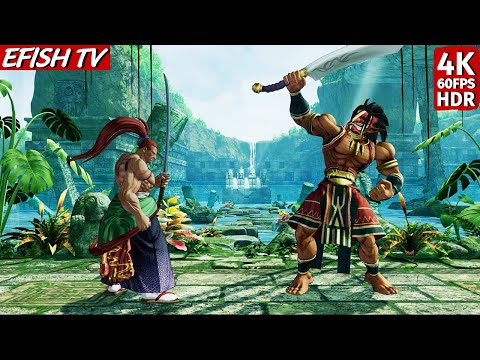 Samurai is back! Kibagami Genjuro vs Tam Tam (Hardest AI) - Samurai Shodown | 4K 60FPS HDR