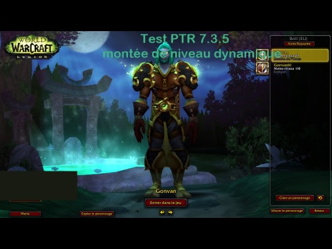 test leveling dynamique PTR 7.3.5 du 08/12/2017 #2