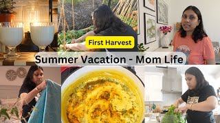 Day in my life - First Harvest in Edmonton House - Summer Vacation Edition