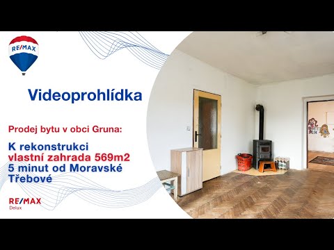 Video z << Prodej bytu 3+1, 73 m2, Gruna >>