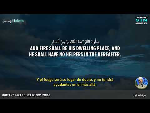 Shirk Is The Biggest Sin In Islam