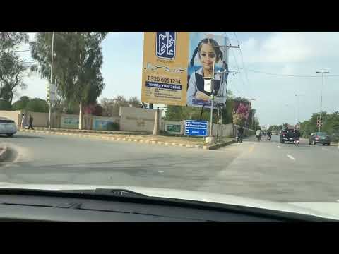 Driving Through Lahore Cantt | Scenic Roads, Landmarks & Mughal-Inspired Banquet Halls