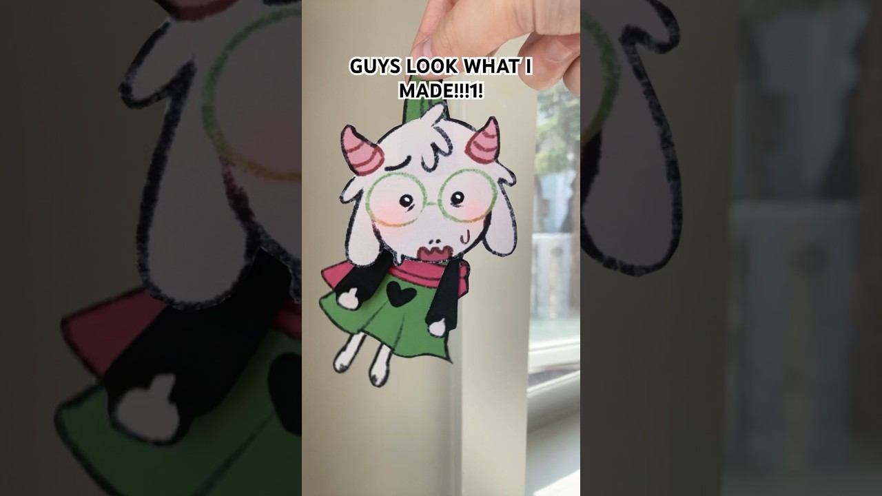 Ralsei paper doll!! #deltarune #ralsei #undertale #fyp #paperdoll #viral #art #trend #fanart