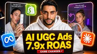 These AI UGC Meta Ads Hit 7.9x ROAS — Here's How I Made Them
