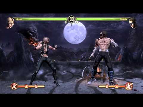 MK9 Online Sakr0n(Cage) vs Arzu(Sonya) 8/8/14